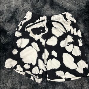 Nike Black and White Patterned Shorts